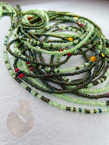 Green Waistbeads ~Love and Compassion~