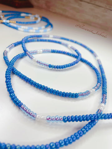 Blue Waistbeads ~Communication of Truth and Beauty